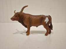 SCHLEICH Texas Longhorn Bull Figure D-73527 C...