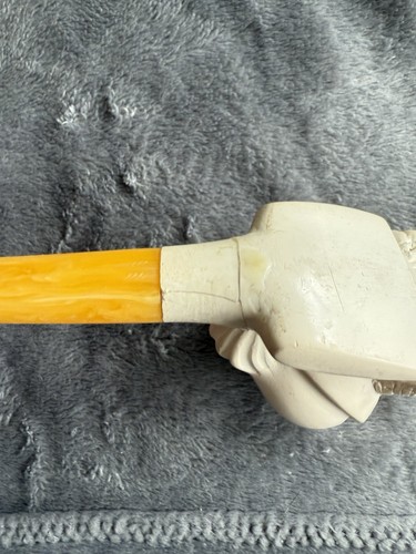 Vintage Meerschaum Pirate Sultan Turkish Pipe Unused And Rare ( REPAIRED) - Picture 8 of 8