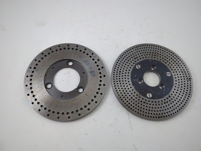 2 INDEX DIVIDING PLATES 5 3/8'' OD 1 1/8'' ID BORE ROTARY TABLE INDEXING HEAD 