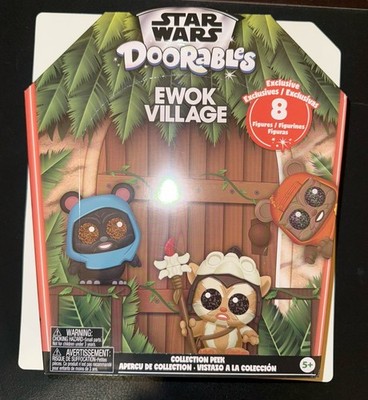 Disney DOORABLES Star Wars EWOK VILLAGE Collection Peek 8 Figures NEW SEALED