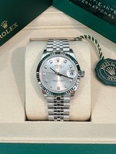 Rolex Datejust 31 NEW 2026 Silver Diamond Dial Stainless Steel Fluted Jubilee