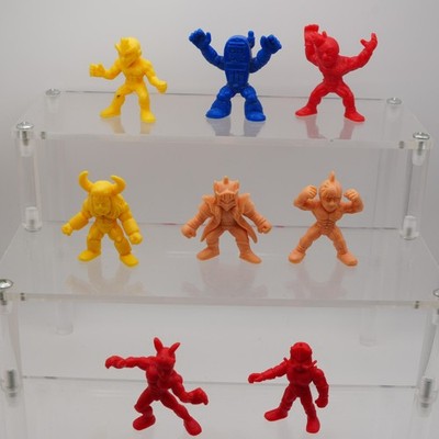 Vintage Kinnikuman MUSCLE Figures Lot 8pc Japan Kinkeshi 1980s
