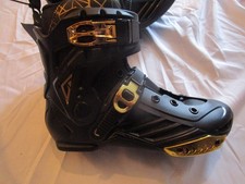 LIKU Black Professional Inline Skates Unisex Size 9 Boots Only Black