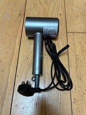 1800W Foldable Ionic Hair Dryer with Diffuser for Women & Men Light Grey
