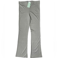 H M Taupe Flared Leggings