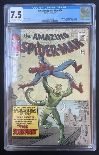Amazing Spider-Man #20 CGC 7.5/ 1st Appearance & Origin Scorpion