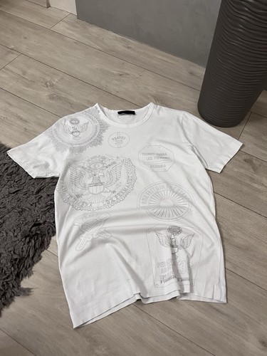 🔥00'S DIESEL BLACK GOLD AVANT GARDE MILITARY GRAPHIC VINTAGE T SHIRT TEE