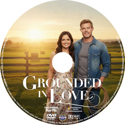 Grounded in Love (2025) Great American Family Romance Movie MOD DVD Region Free