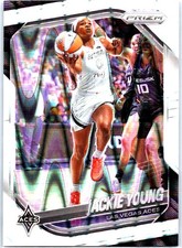 2025 Panini Prizm WNBA #23 Jackie Young White Seismic Prizms