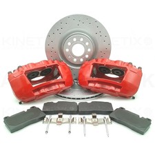 For Audi S3 8p 8v Tts Vw Golf R Gti R32 Front 345mm 4-pot Big Brake Calipers Kit