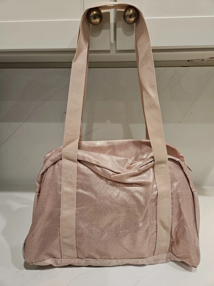 Nuevo bolso de lona Thirty One Girls todo empaquetado rosa rubor metálico Foto 2 de 4