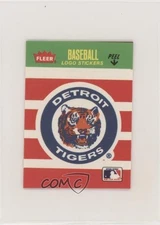1988 Fleer Classic Miniatures Box Set Team Stickers Inserts Detroit Tigers te2