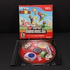 New Super Mario Bros. Wii (Nintendo Wii, 2009) Clean Disc + Sleeve