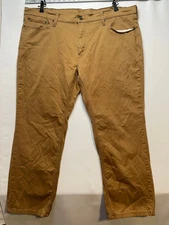 Levi's 541 jeans mens 44 x 29 relaxed tapered white label brown