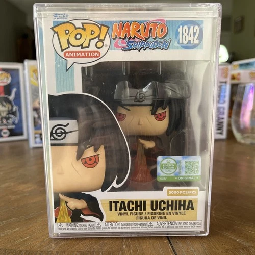 Funko Itachi Uchiha Fireball Jutsu Naruto #1842 LE 5000 w/ Pop Protector SEALED