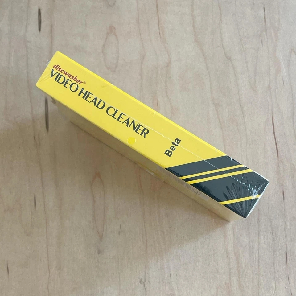 Limpador de cabeça de vídeo formato Beta Betamax máquina de lavar disco NOVO EM FOLHA LACRADO - Imagem 4 de 4