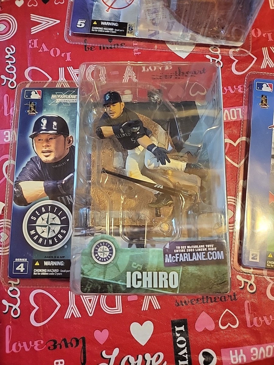 Mcfarlanes SportsPicks Ichiro Suzuki Series 4 Action Figure Incl.2
