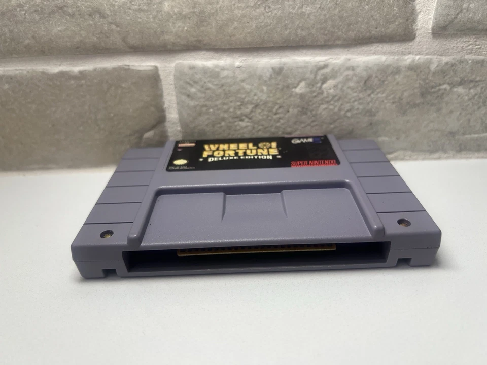 Super Nintendo SNES Wheel of Fortune Deluxe Edition W/ Manual - Image 4 of 4
