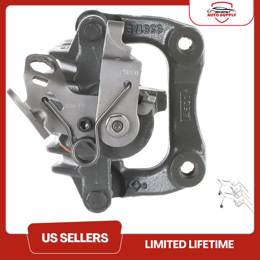 Pinça de freio a disco traseira direita com suporte para Volkswagen Beetle Golf Jetta Audi - Imagem 2 de 2