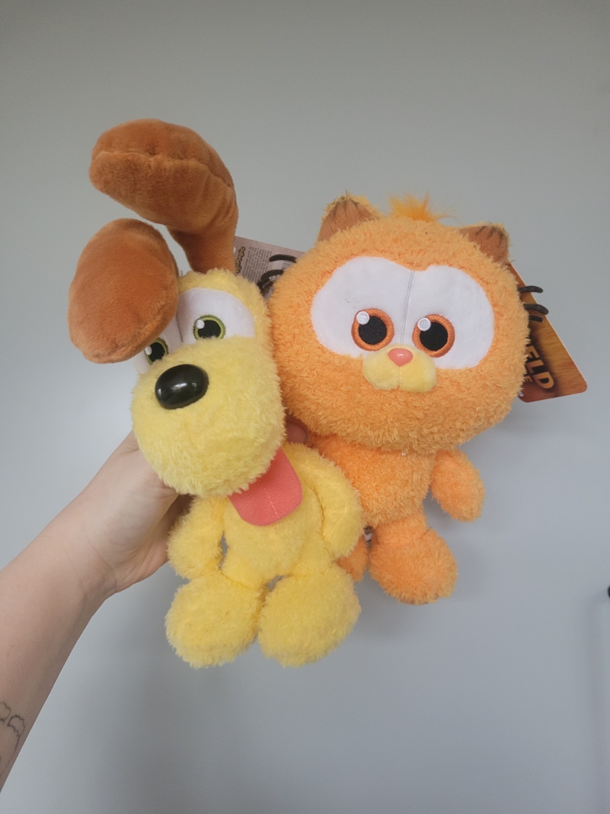The Garfield Movie Garfield Odie Set Plush Toy New With Tags 22cm high