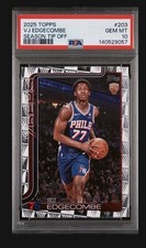 VJ Edgecomb 2025 Topps Season Tip Off RC PSA 10 #203 76ers