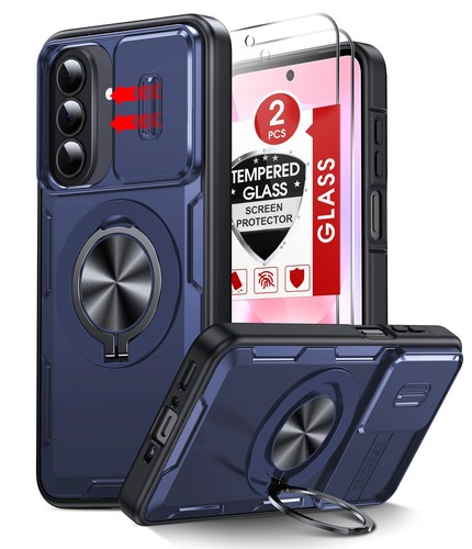 LeYi for Galaxy A37/A27 5G-Phone Case: with Slide (6.7 inch), S-Blue