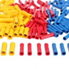 500/300/100Pcs 22-10 Gauge AWG Wire Butt Connectors Vinyl Car Radio Terminals