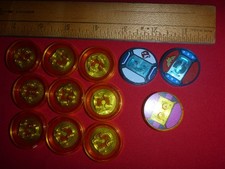 12 LEGO Dimensions Tag Disc Stay Puft Ghostbusters Wonder Woman Round Stand