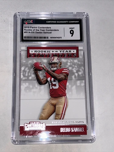 2019 Panini Contenders Deebo Samuel Rookie of the Year Contenders #RYA-DS CGC 9