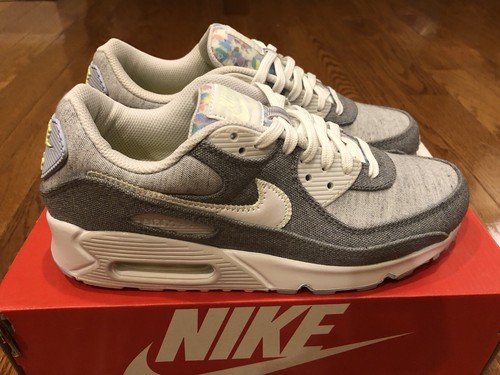 Nike Herren Air Max 90 Recyceltes Canvas Laufschuh Größe 8,5 - Bild 6 von 12