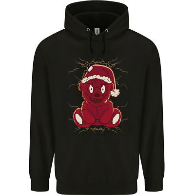Evil Christmas Teddybär Weihnachten Herren 80% Baumwolle Hoodie