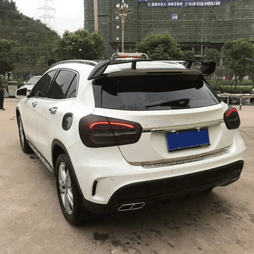 Alerón de ventana de techo trasero de fibra de carbono para Benz GLA180 GLA250 GLA45 13UP - Imagen 6 de 12