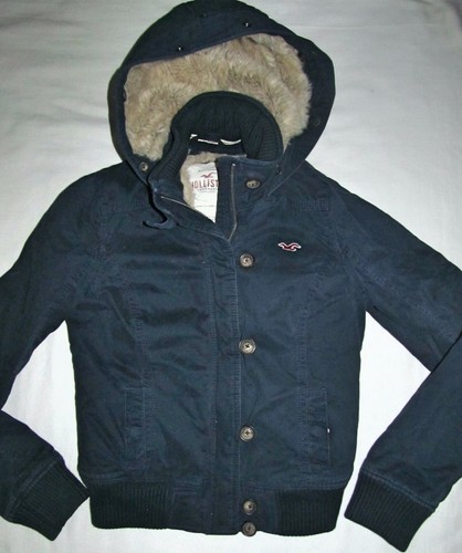 Hollister Faux Fur Lined Parka Jacket 