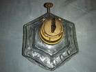 Lamplight Farms Amish Horse & Buggy Oil Lamp Hexagon Pressed Glass  — photo 3