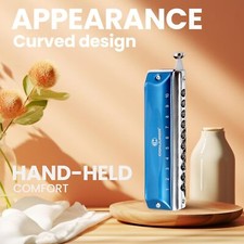 CONJURER 10Hole 40Tone Chromatic Harmonica Mouth Organ key C harmonica New