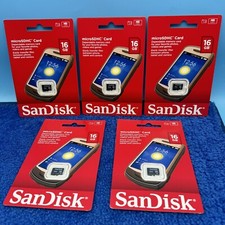 5x SanDisk 16GB Micro SDHC HD Video Memory Card transfer between Phone  Camera