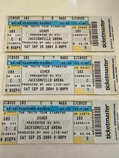 USHER Concert Ticket Full Stub JACKSONVILLE, FL 9/25/04 - THE TRUTH TOUR