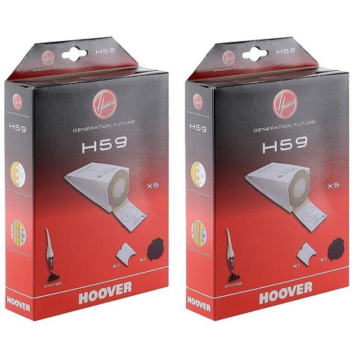 H59 5 Sacchetti In Carta Antiallergica Aspirapolvere Hoover Originale - Foto 5