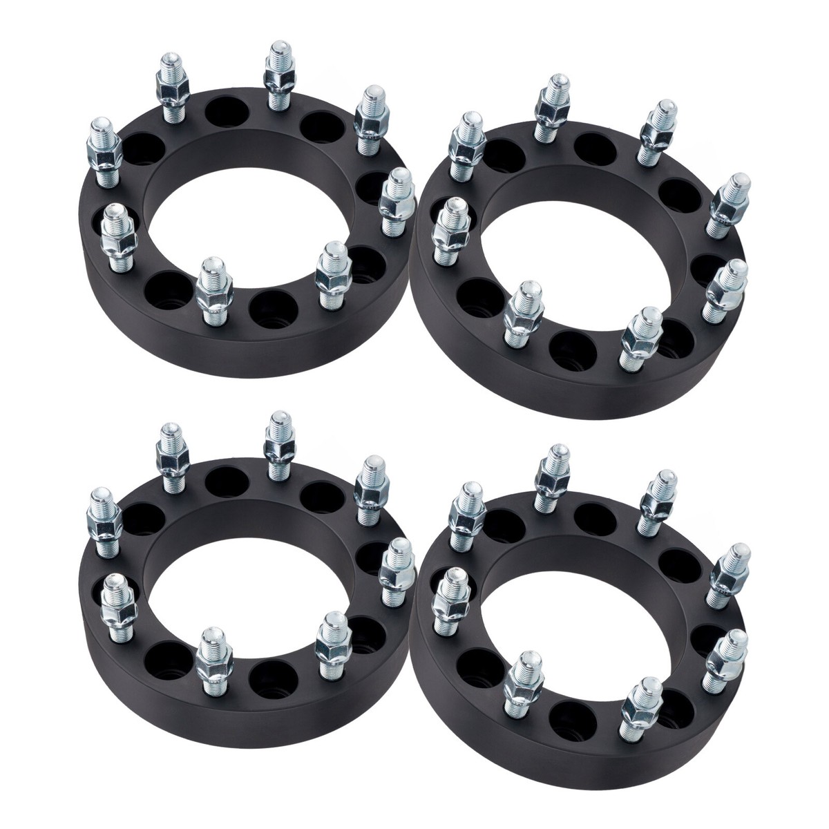 2) Hubcentric Forged Wheel Spacers Adapters 8X6.5 8X165.1 14X1.5 1.5