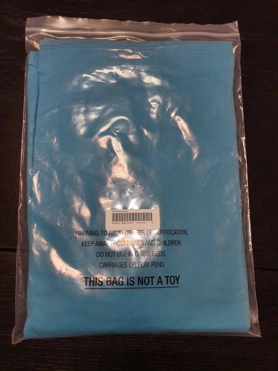 NEW Supreme Precision L/S Top Pale Blue Long Sleeve Size XL NEW Supreme Precision L/S Top Pale Blue Long Sleeve Size XL