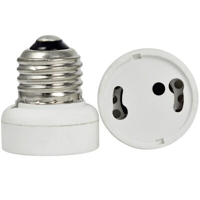 4pcs E26 to GU24 MediumEdison Screw to Bin-Pin Base Socket Adapter Converter