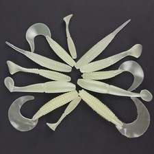 12er LUMINOUS Set SHADS TWISTER GUMMIFISCHE Shad Spinnköder Norwegen Jig Pilker