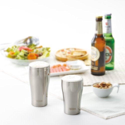 Thumbnail - Thermos Vakuum Isolierung Wasserglas Set 320ml Edelstahl Spiegel