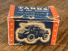 Vintage Comet Authenticast #5006 WWII British Infantry Mk. I Tank w/ Box