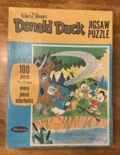 Vintage Donald Duck Whitman Jigsaw Puzzle Disney Complete 4649