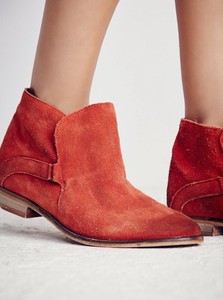 free people red boots