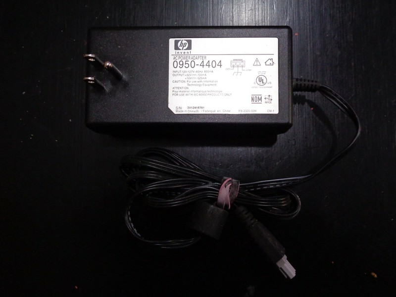 HP 0950-4404 Deskjet Printer Power Adapter (excellent) 32V/700mA & 16V/625mA