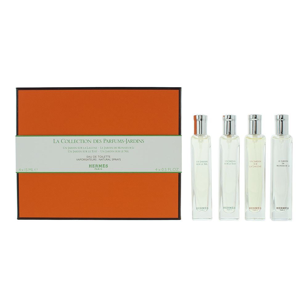 Hermes La Collection Des Parfums - Jardins 4 Piece Gift Set: EDT