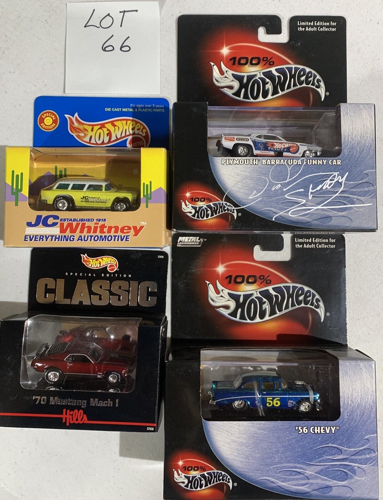 Hotwheel 4 Car Lot