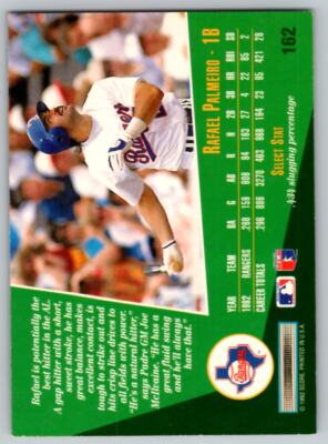 1993 Select #162 Rafael Palmeiro Texas Rangers | eBay